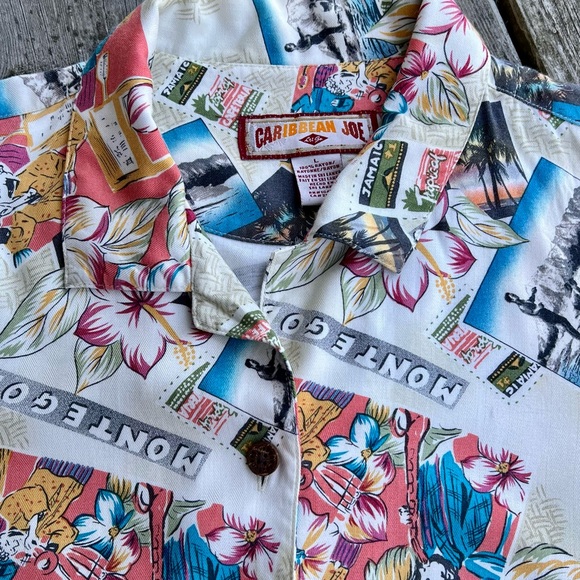 CARIBBEAN JOE CARIBBEAN TIE UP CROP TOP - Picture 4 of 16